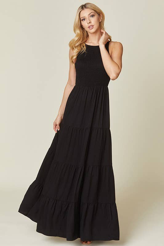 Beautiful Go To Black Maxi Dress