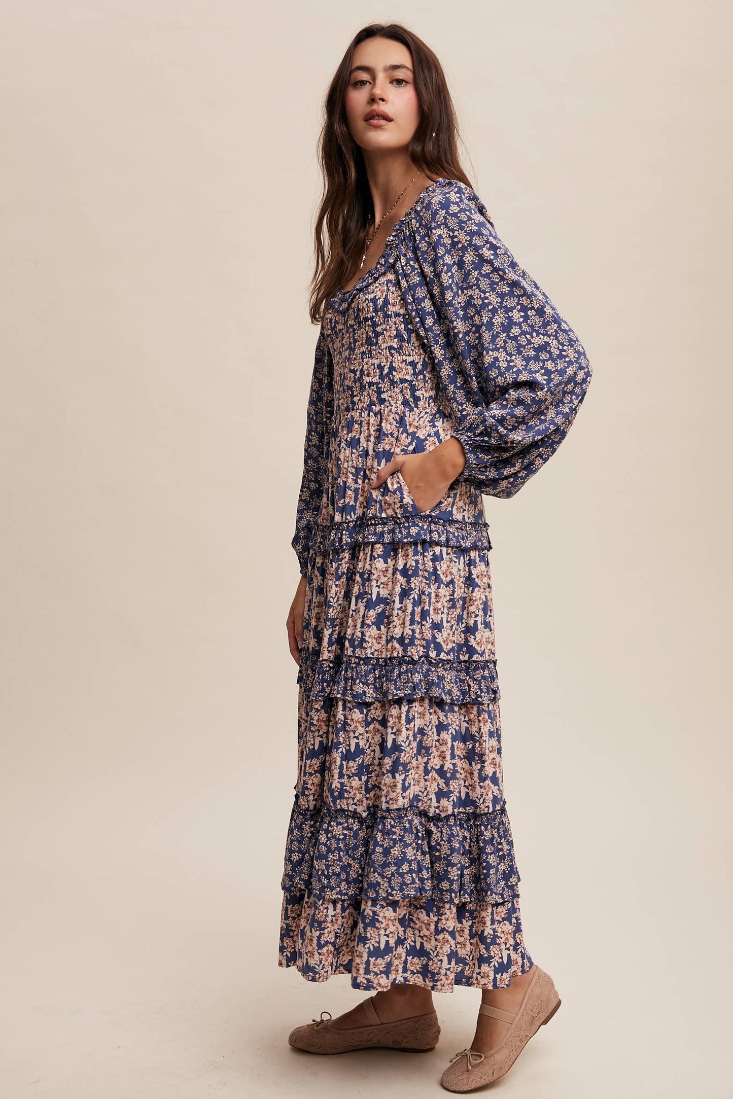 Western Beauty Maxi Dress