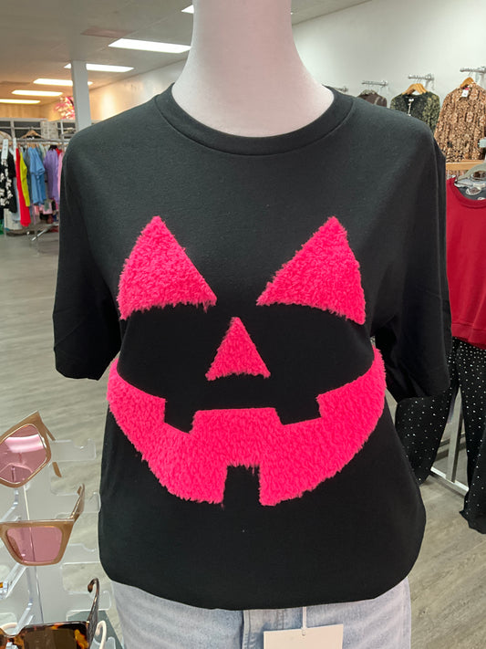 Pink Jack-O-Lantern Tee