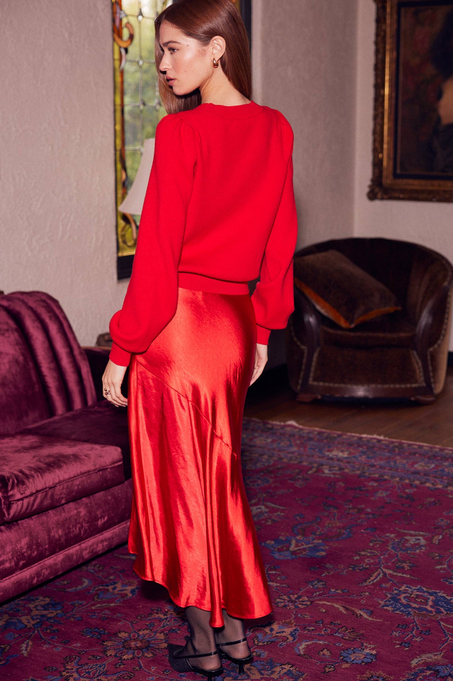 Blingy Bow Cardigan Sweater