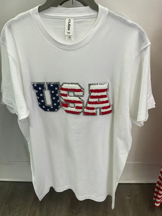 Born in the USA Patch Tee