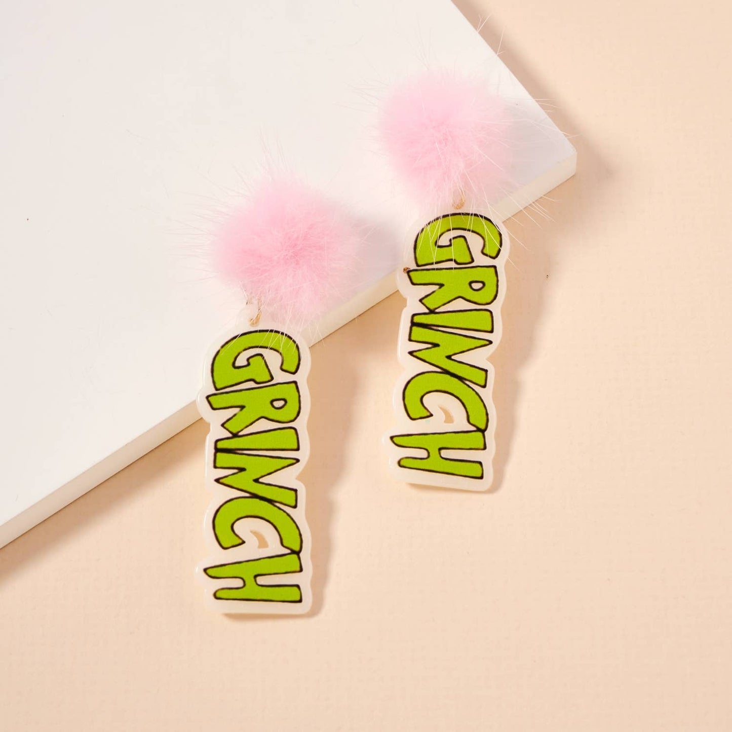 Mean One Pom Pom Earrings