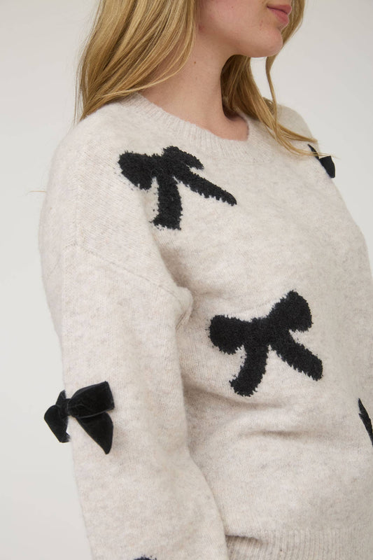 She’s So Fancy Bow Sweater