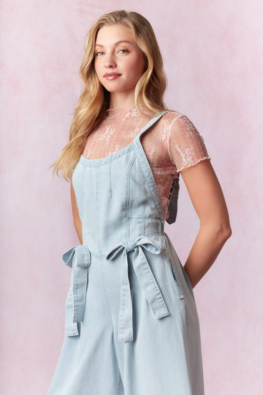 Sweet ‘Lil Bow Overalls