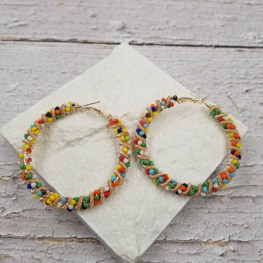 Colorful Hoop Earrings