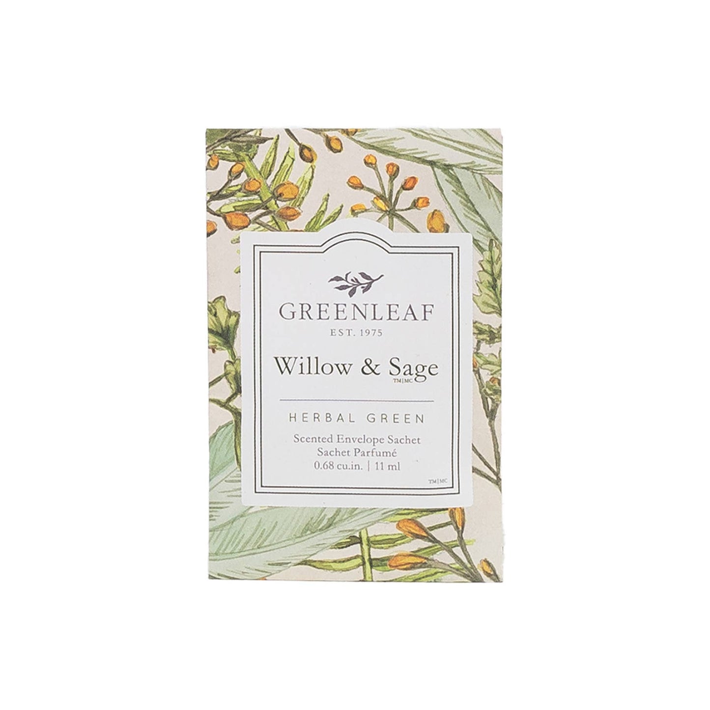 Greenleaf: Willow & Sage Small Sachet