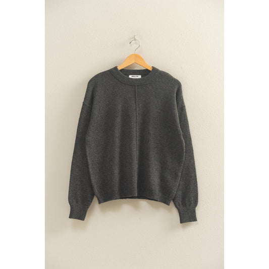 Charcoal Crewneck Sweater: DOORBUSTER