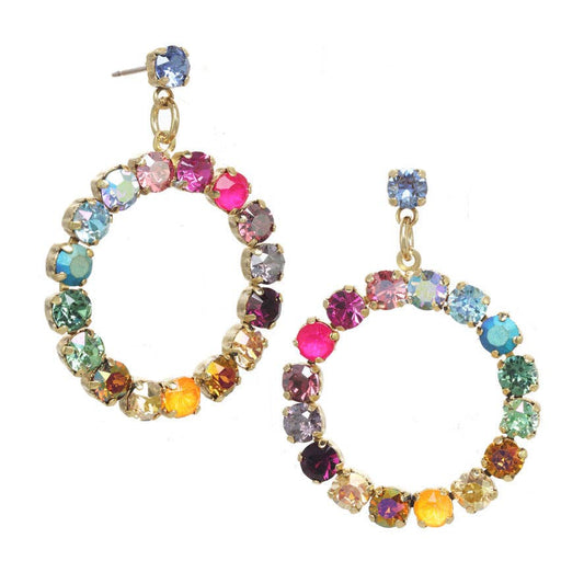Vanna Earrings in Watermelon: TOVA
