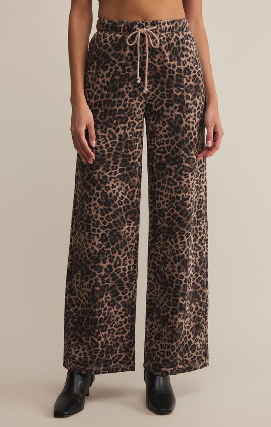 PREORDER: Hunter Leopard Knit Pant (Z SUPPLY)