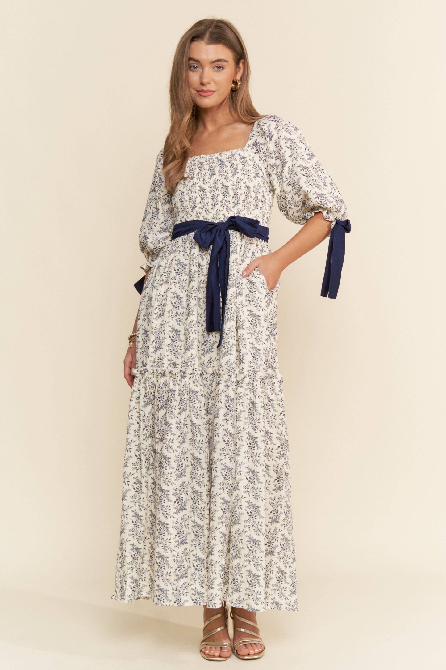 Timeless Floral Maxi Dress