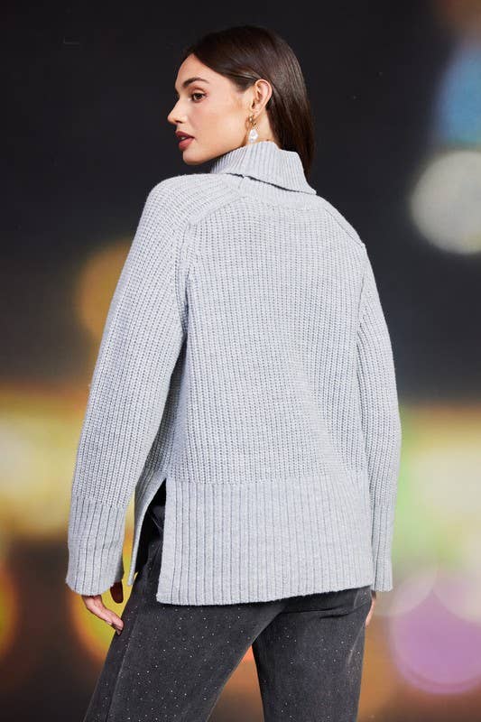 Grey Lady Sweater Top