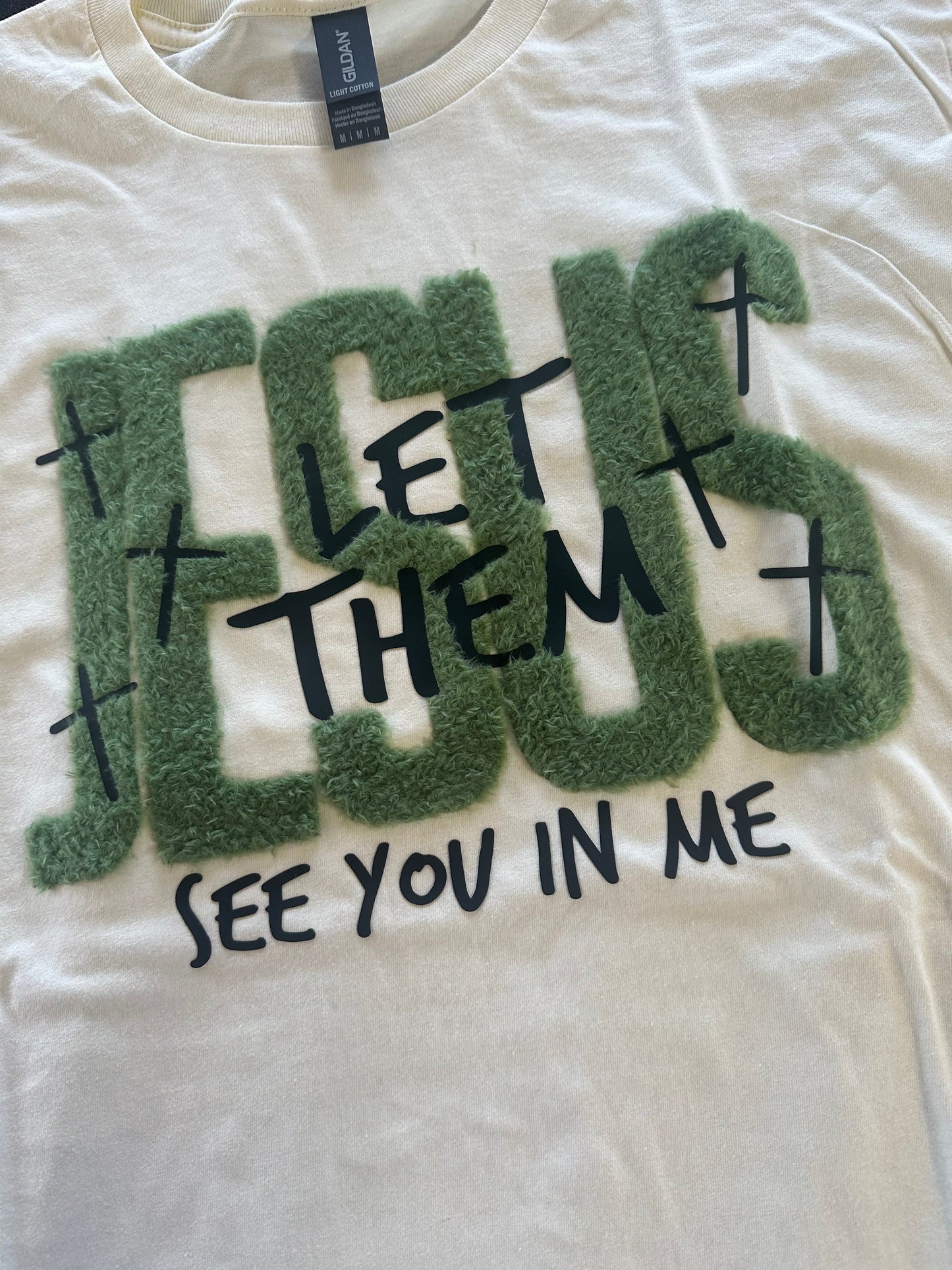 JESUS Fuzzy Graphic Tee