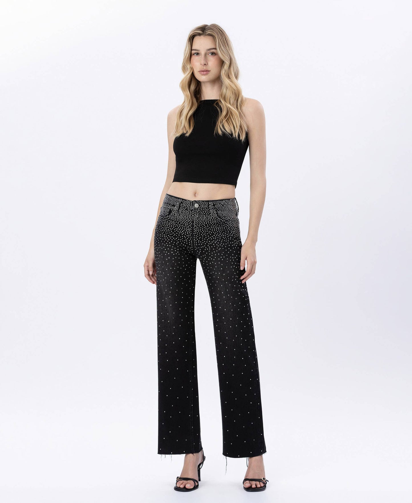 The Carrie Rhinestone Jeans