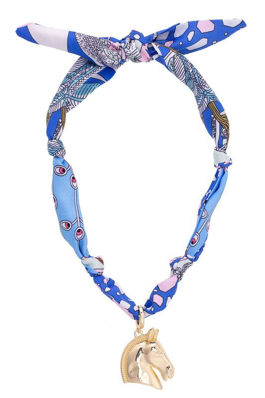 Stallion Scarf Necklace