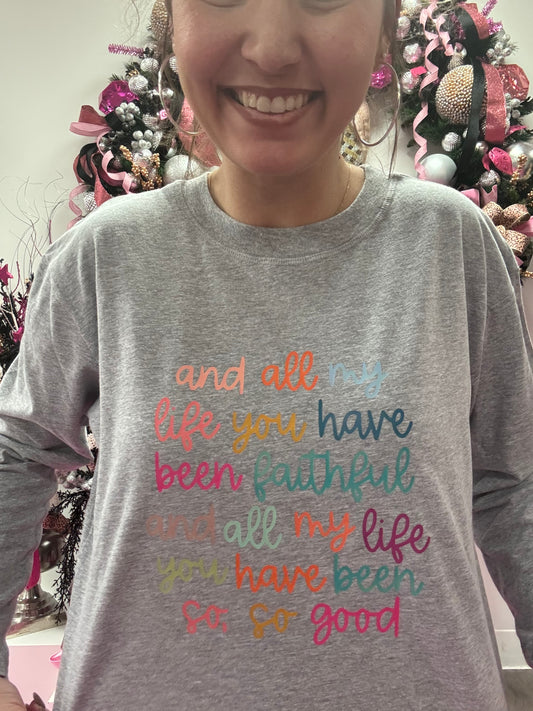 Goodness of God LS Tee