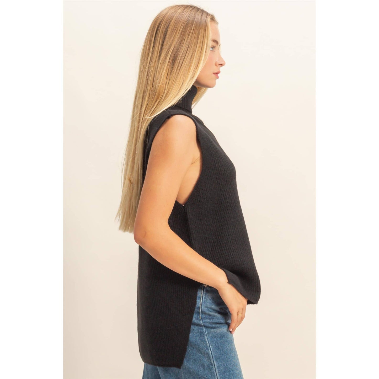 Sleeveless Sweater Vest