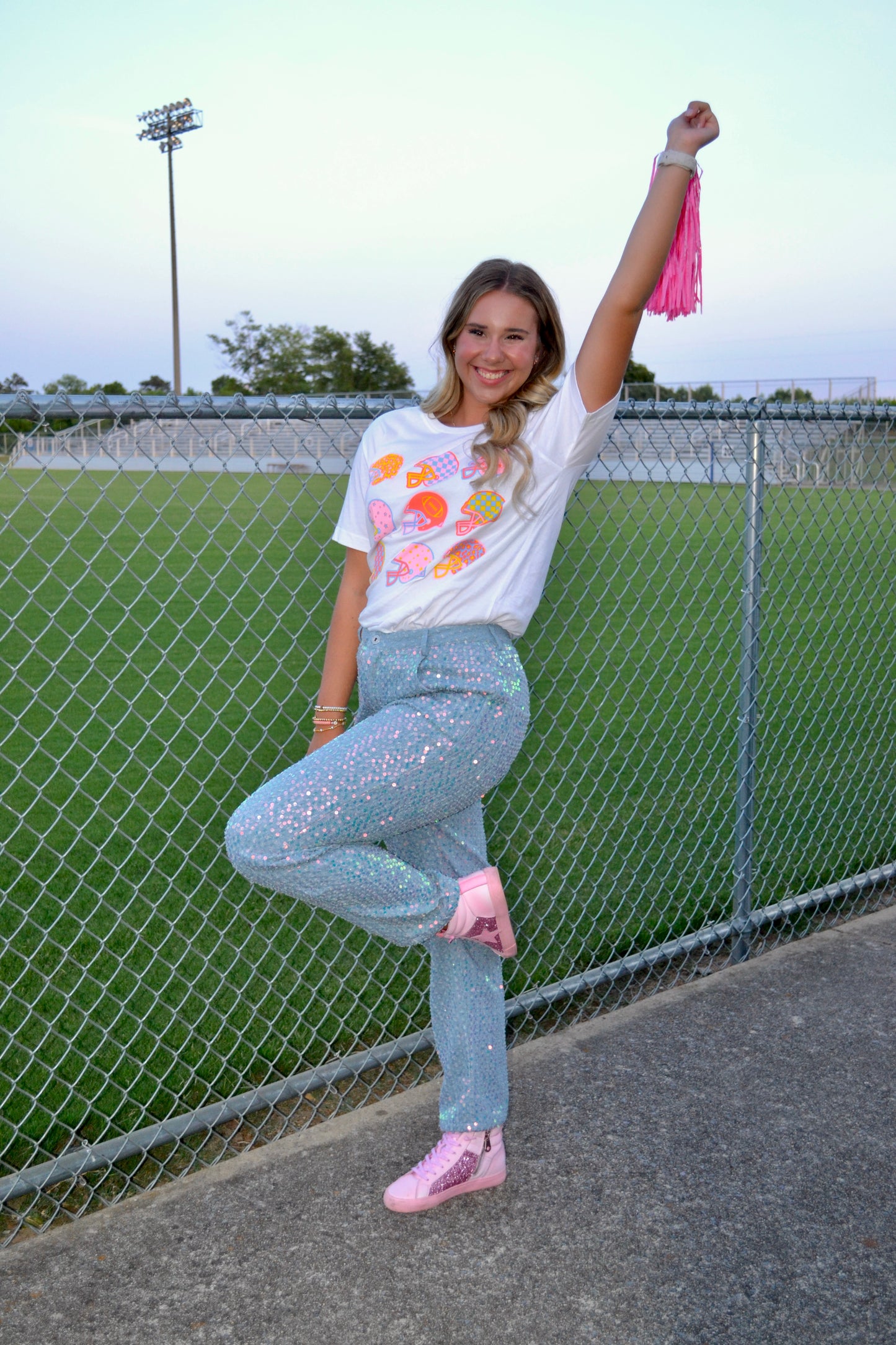 The Lizzie Sequin Jeans