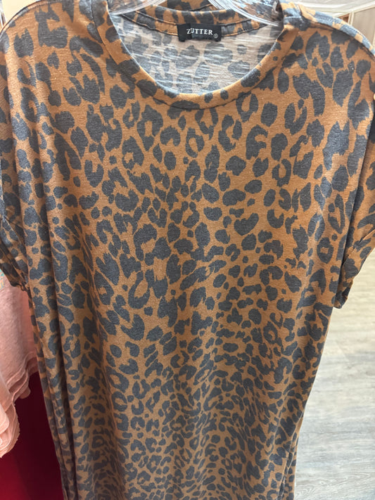 Comfy Cheetah Maxi Dress