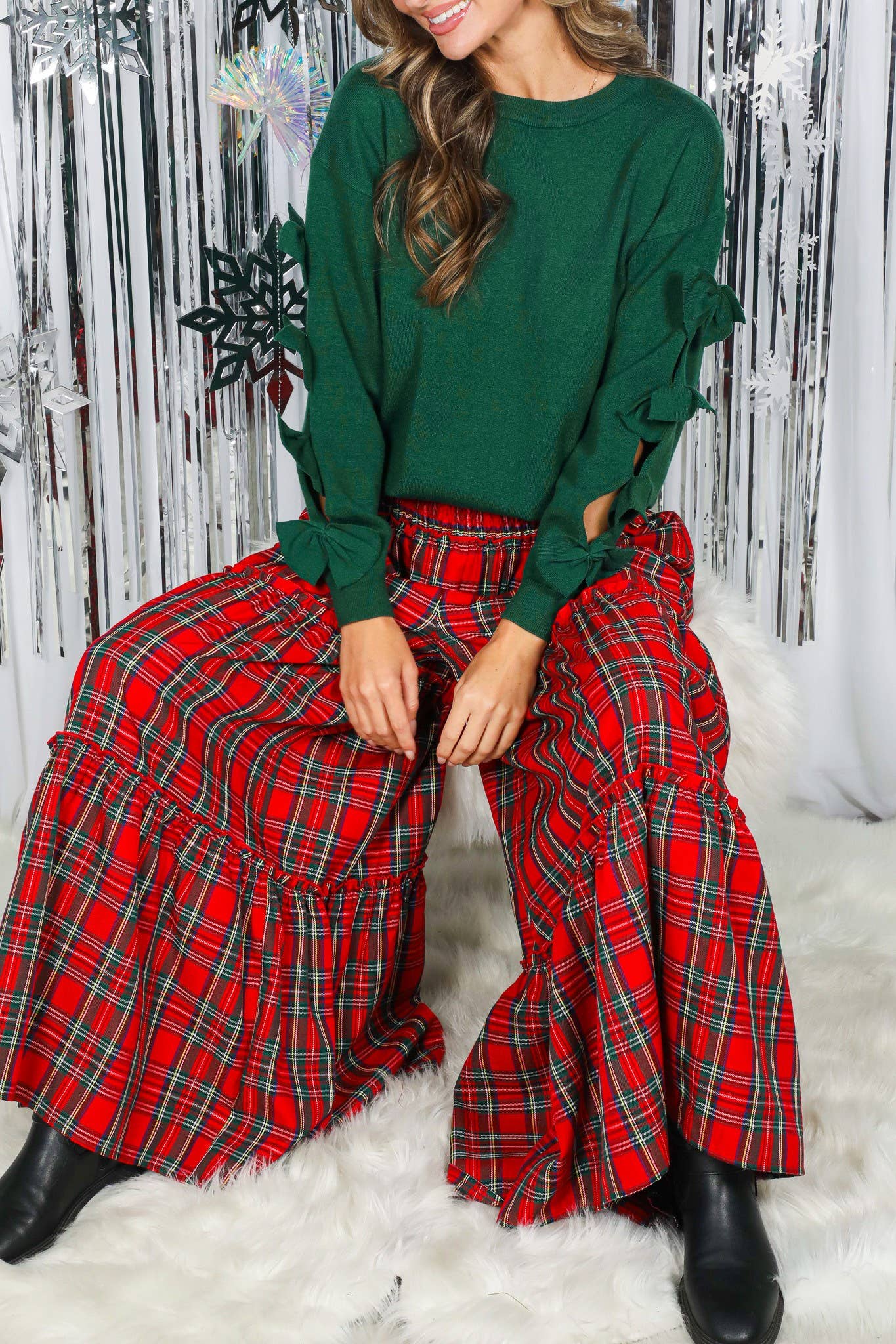 Tartan Palazzo Pants