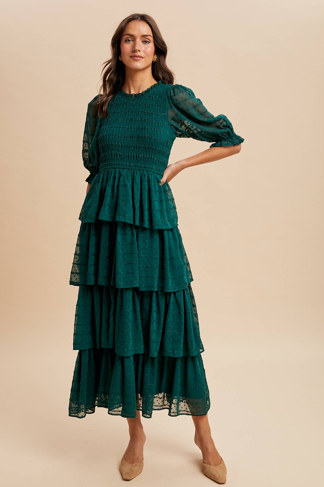 Sweet Evergreen Maxi Dress