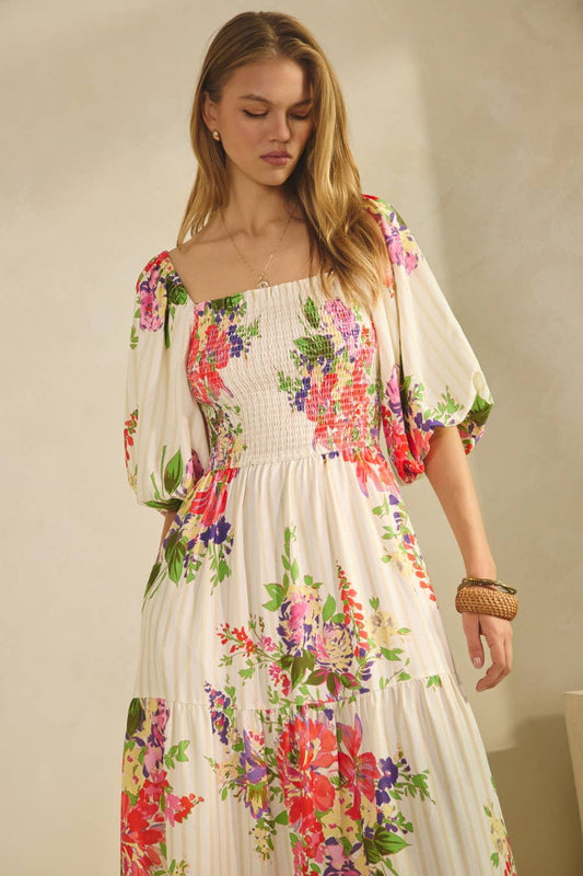 Sweet Florals Maxi Dress