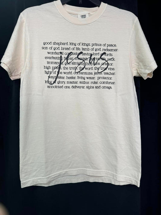 His Many Names Graphic Tee