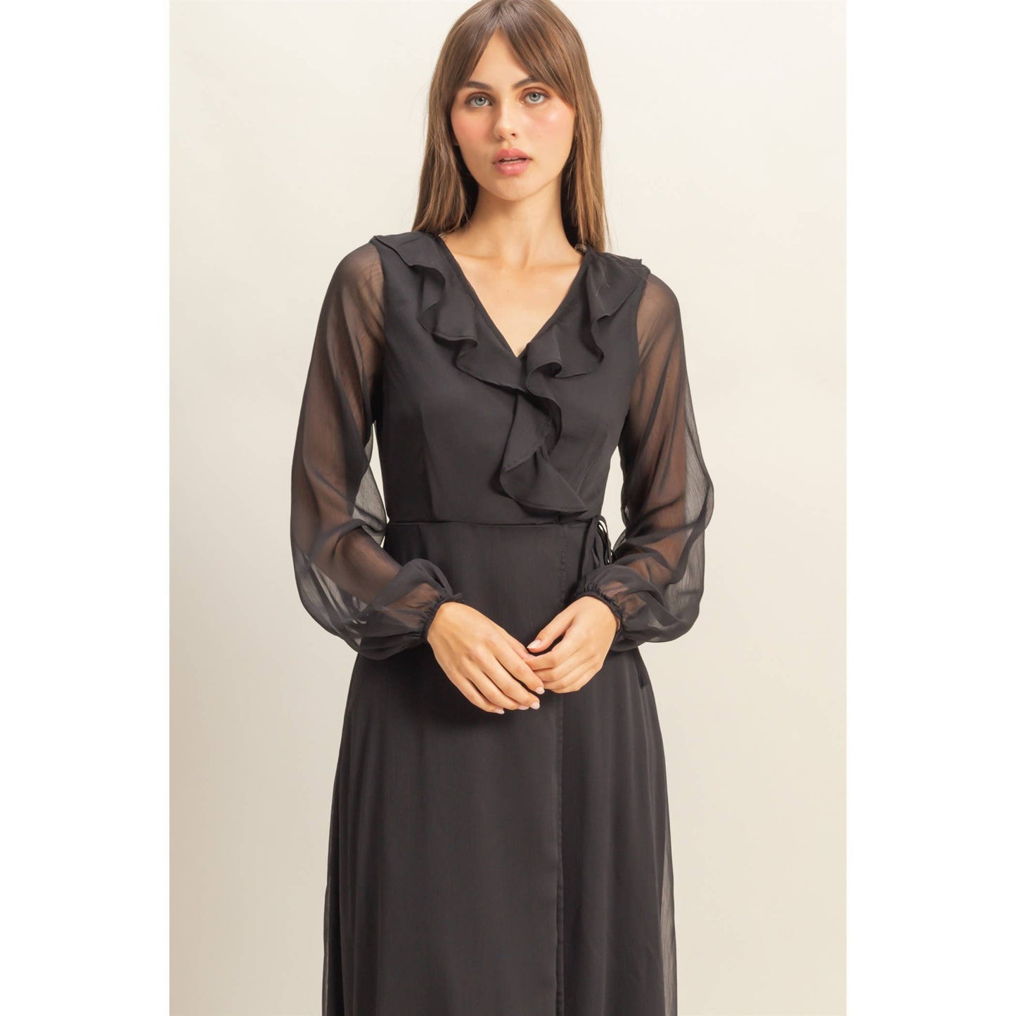 Sheer Elegance Maxi Dress