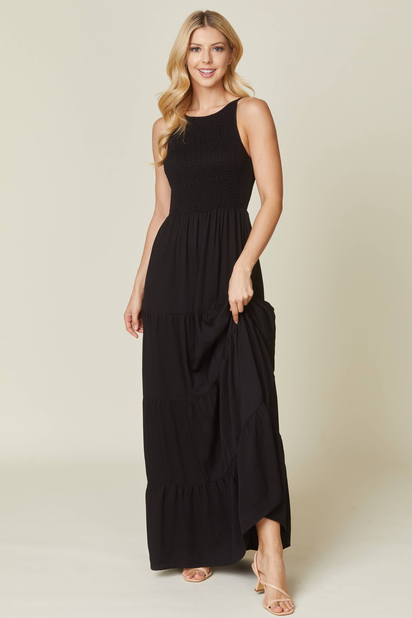 Beautiful Go To Black Maxi Dress