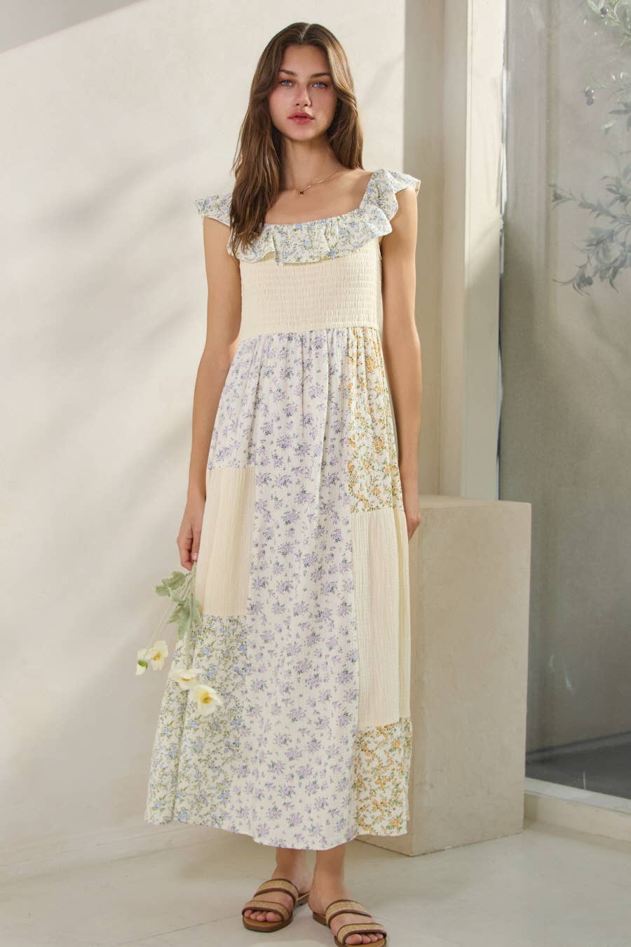 Sweet Dolly Patchwork Dress
