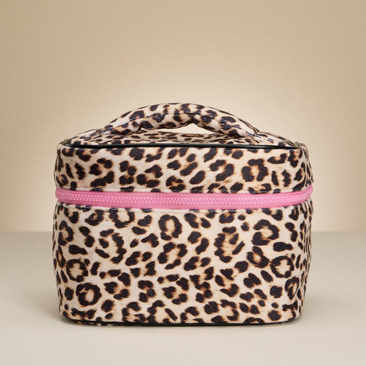 Leopard Lady Travel Makeup Bag