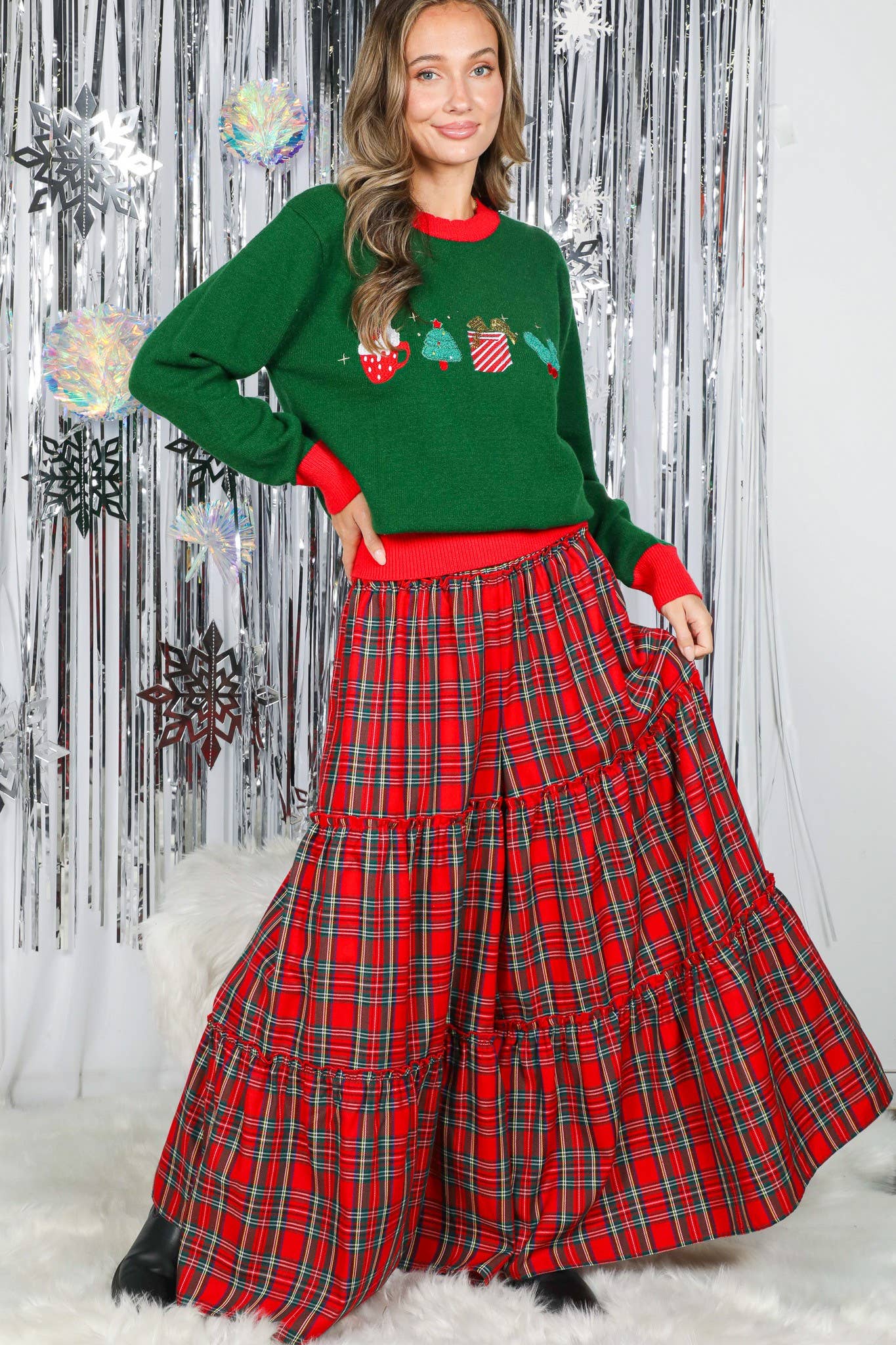 Tartan Palazzo Pants