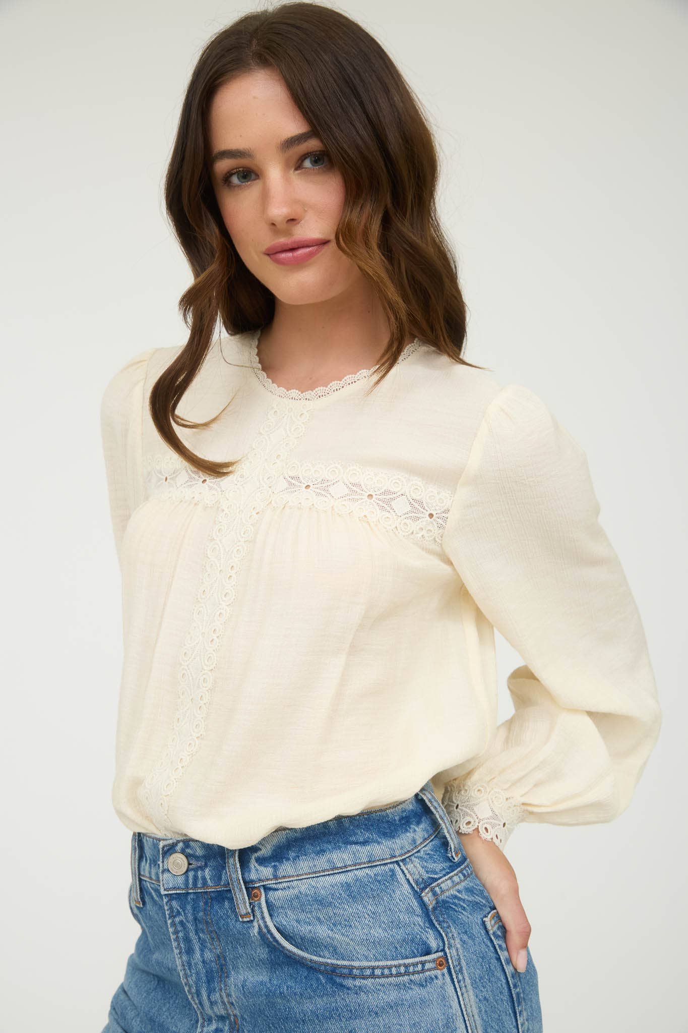 Cross My Heart Lace Top