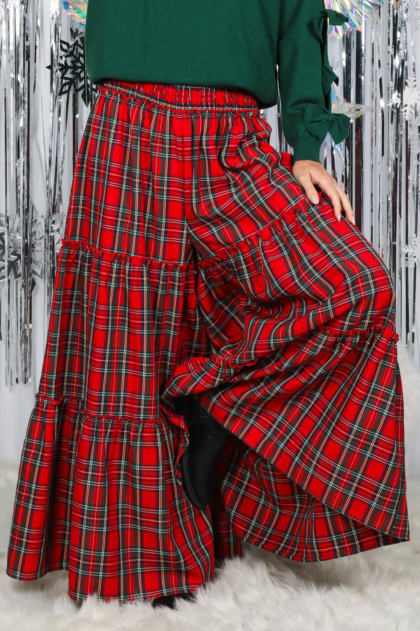 Tartan Palazzo Pants