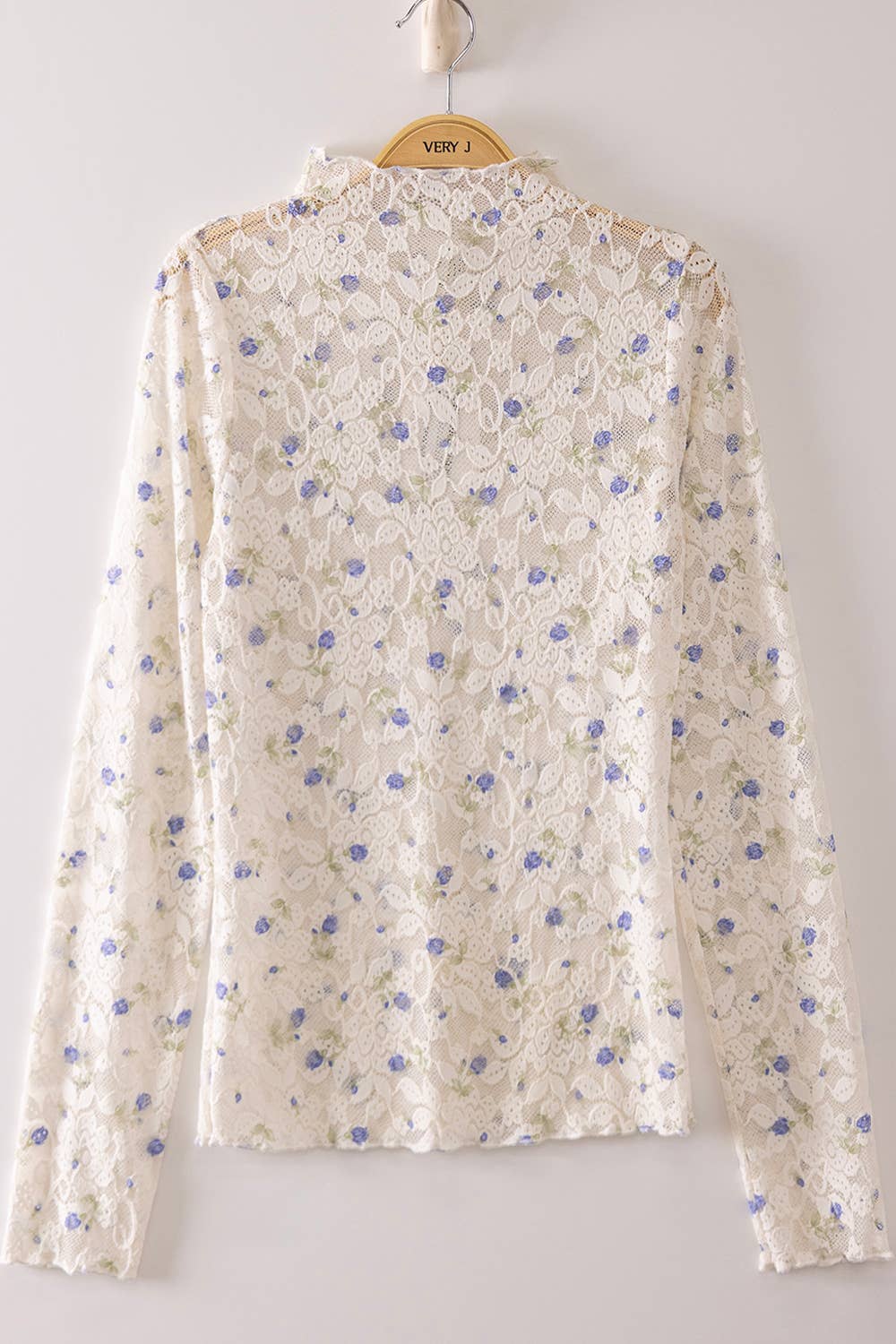 Floral and Free Mesh Top