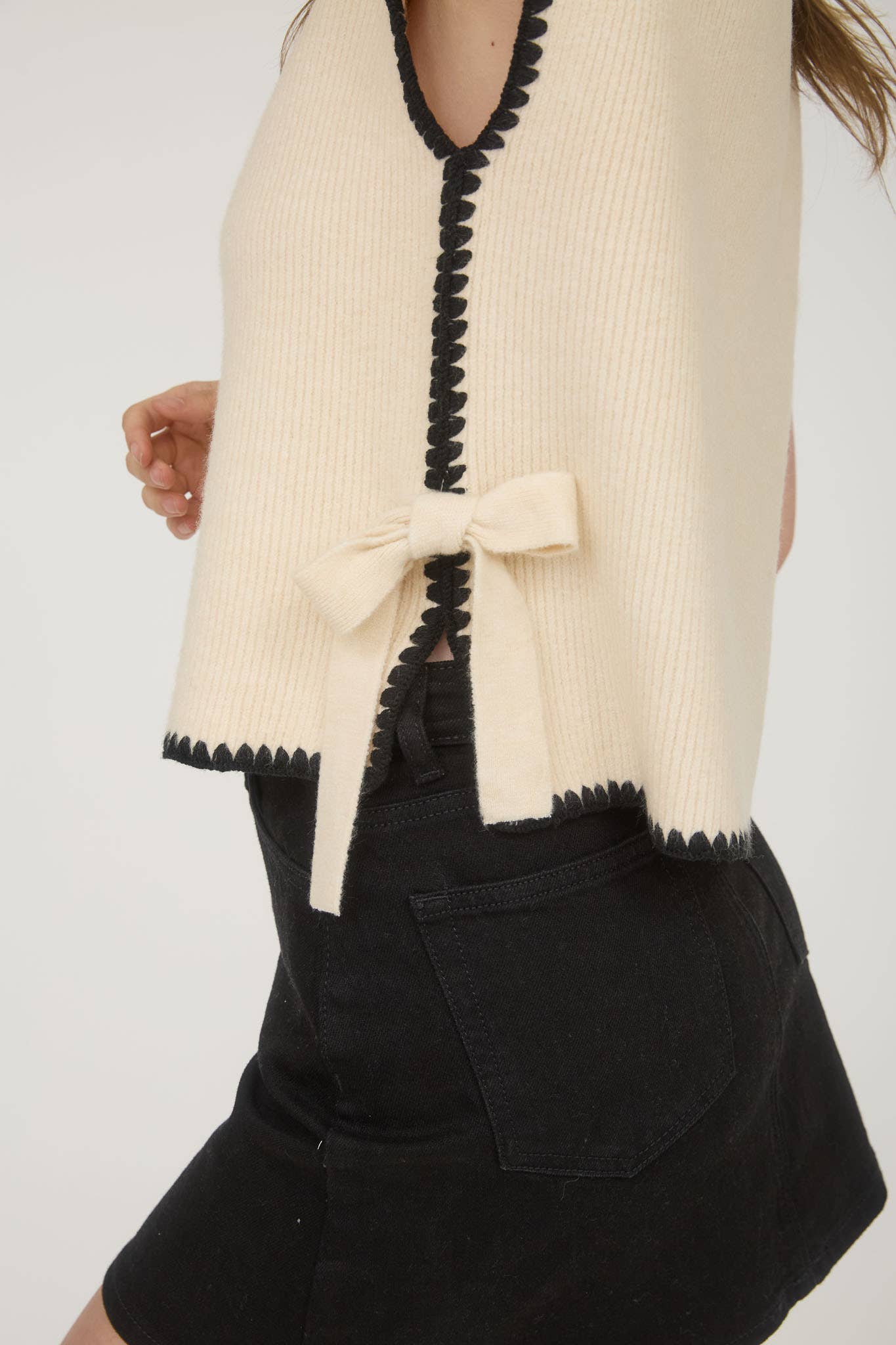 Sweet Bow Sweater Top