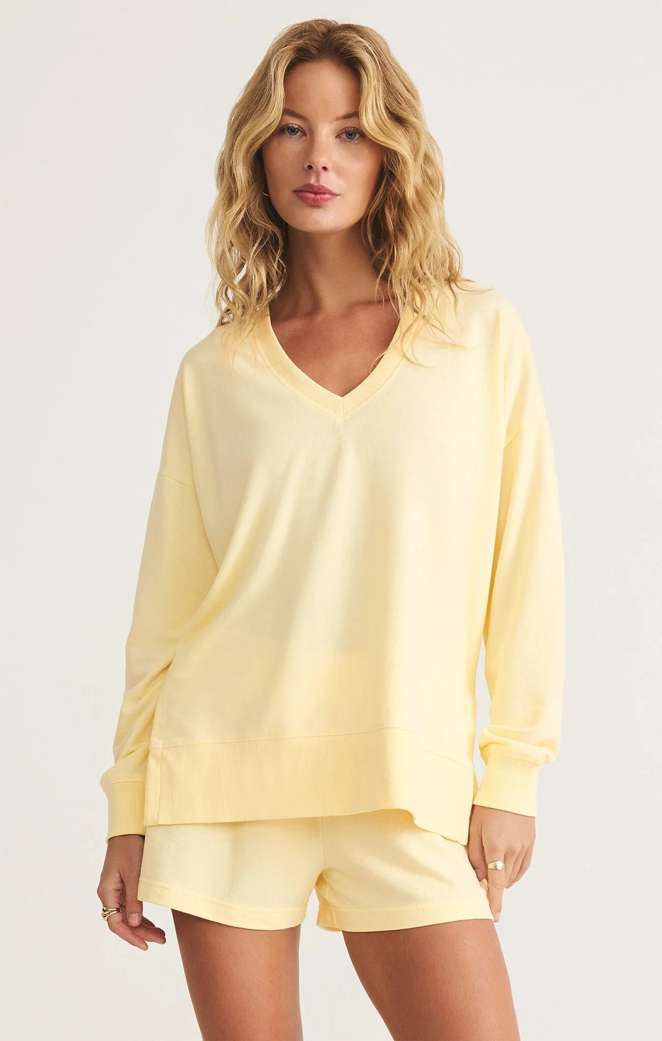 Modern V-Neck Weekender: (Mellow Yellow) Z SUPPLY