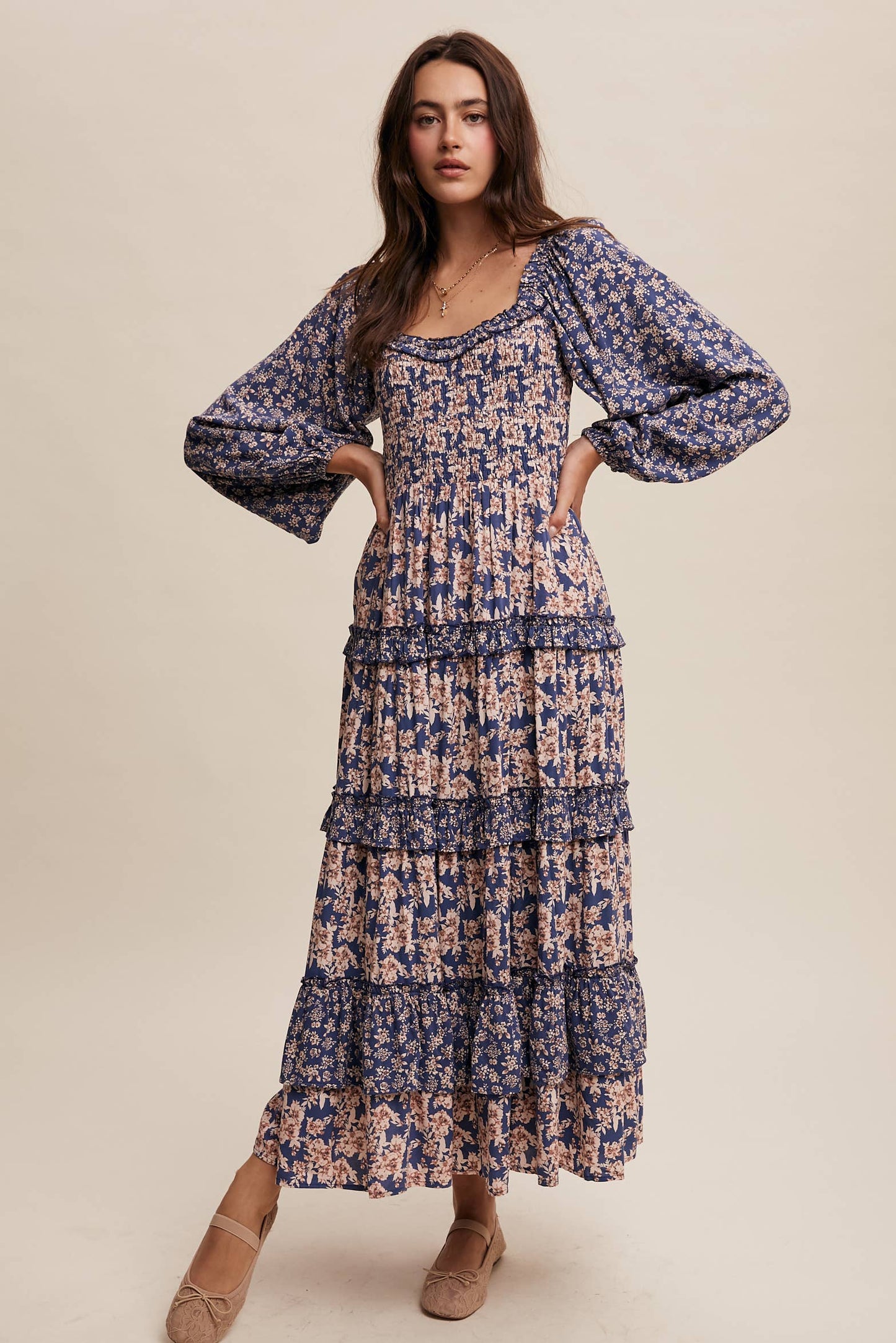 Western Beauty Maxi Dress
