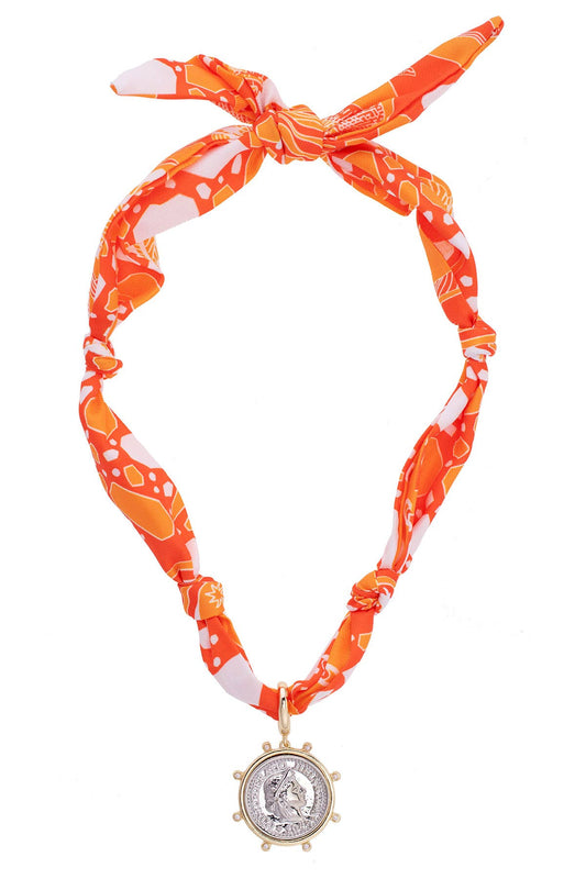Coin Scarf Necklace