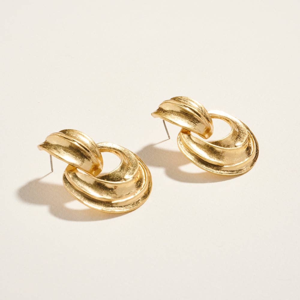 Golden Ring Earrings