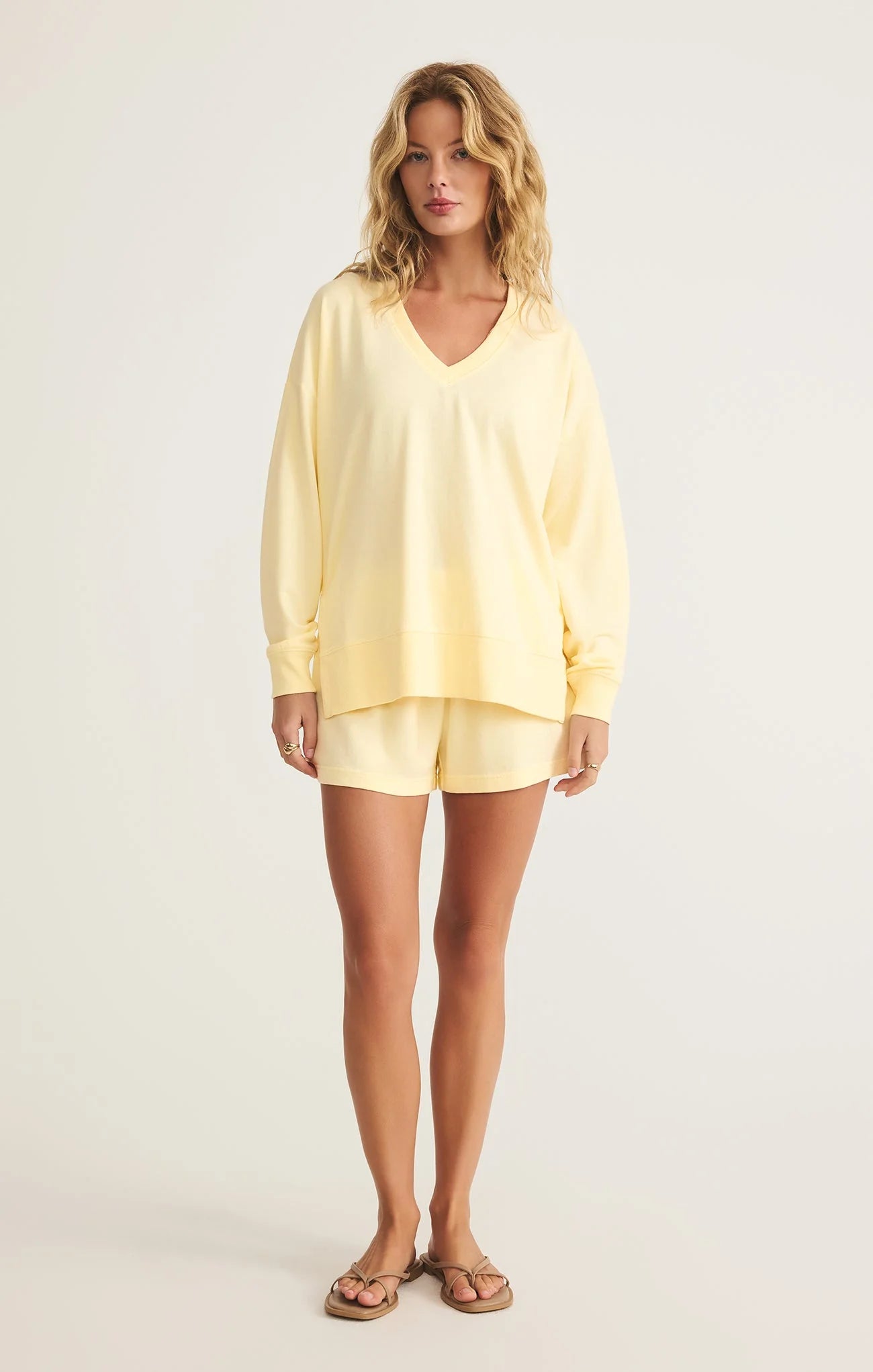 Modern V-Neck Weekender: (Mellow Yellow) Z SUPPLY