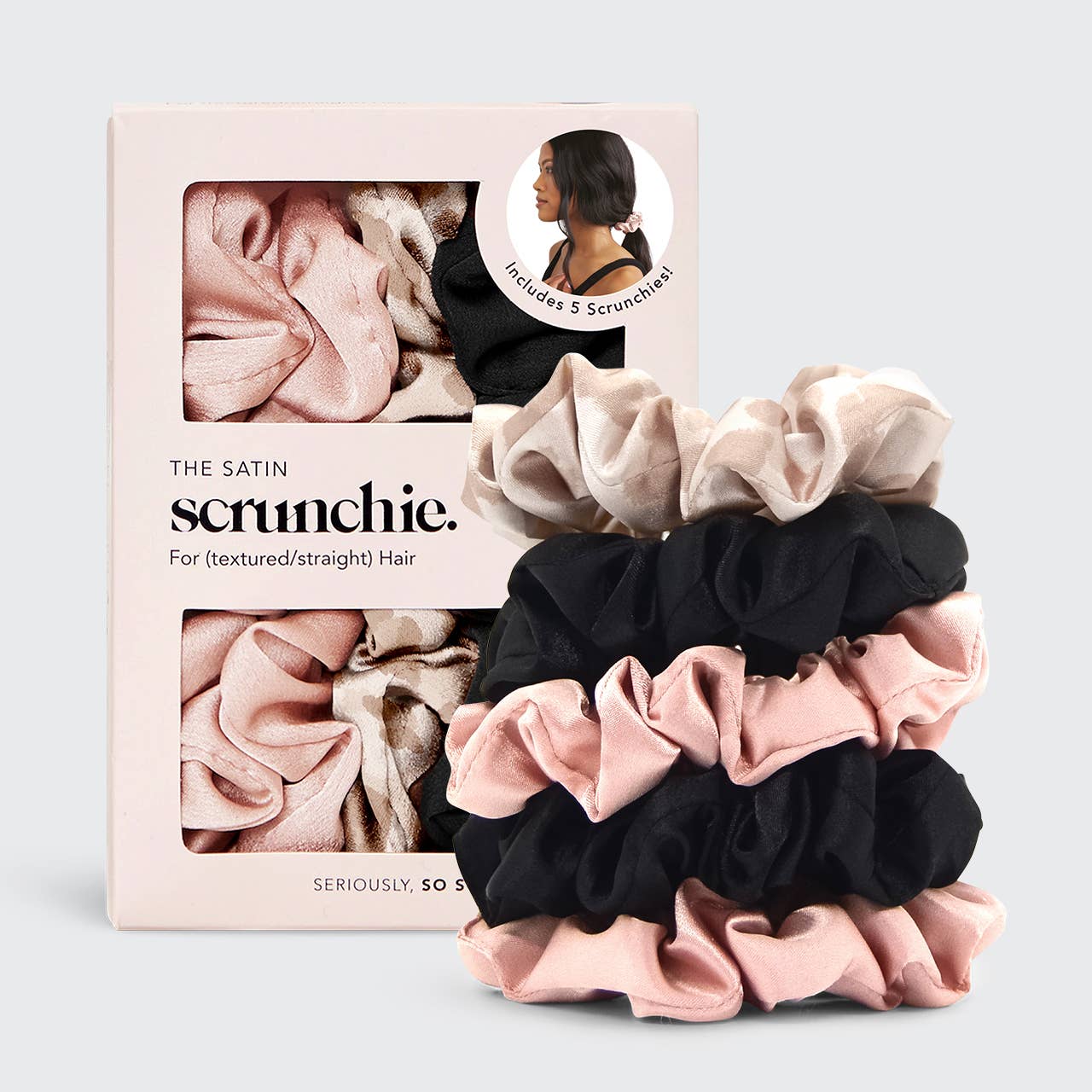 Satin Sleep Scrunchies-Assorted