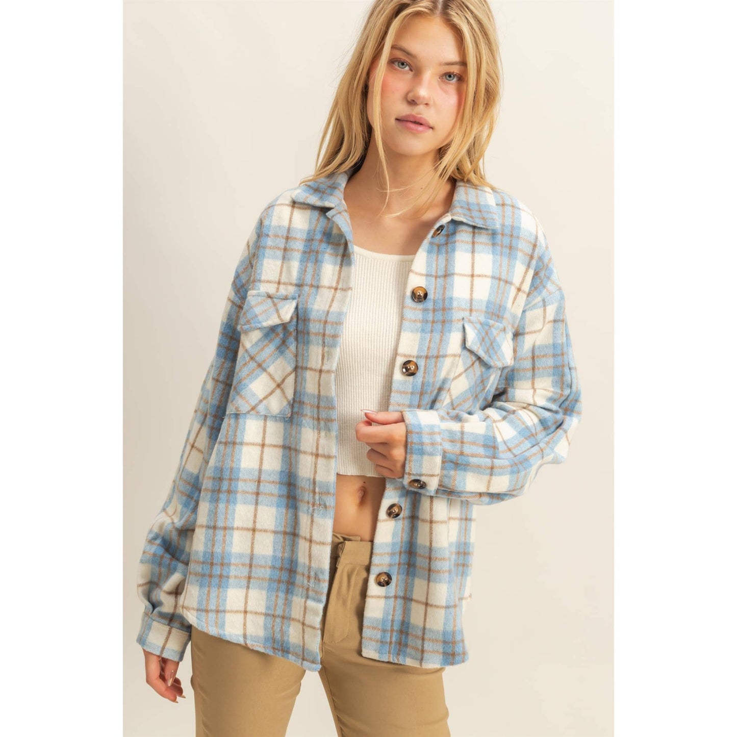 Collared and Cute Shacket: DOORBUSTER