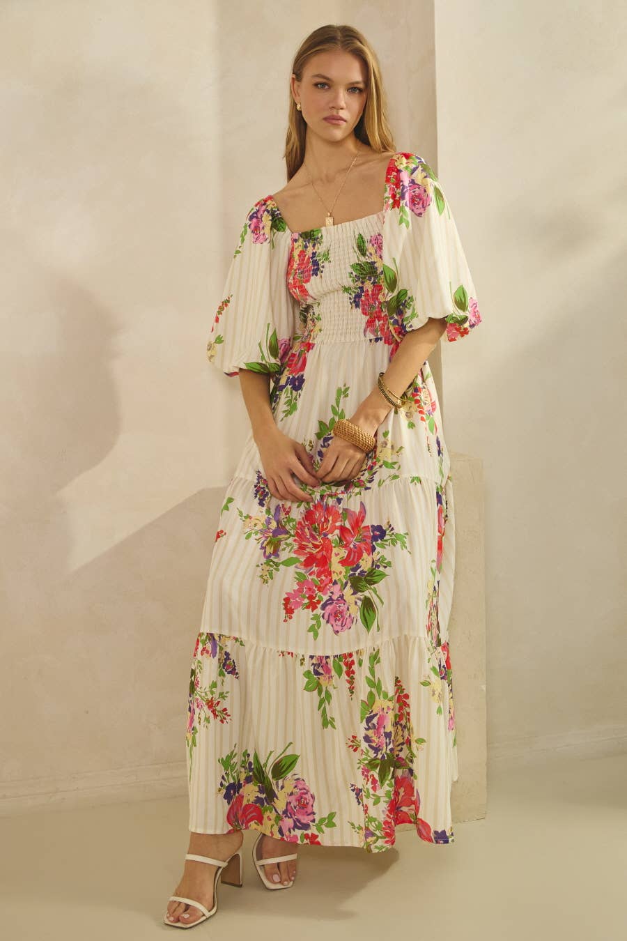 Sweet Florals Maxi Dress
