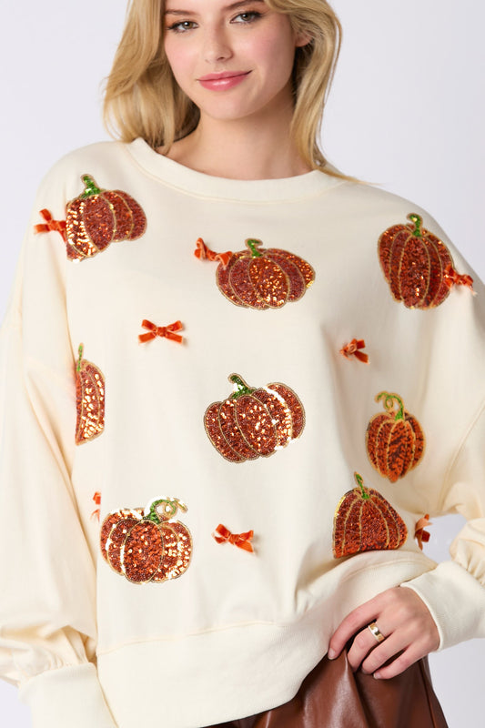 Pretty Pumpkin Patch Pullover Top