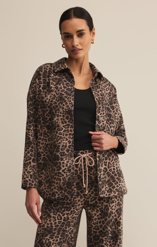 PREORDER: All Day Leopard Jacket (Z SUPPLY)