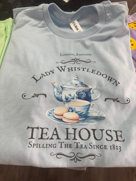 Lady Tea Gossip Graphic Tee