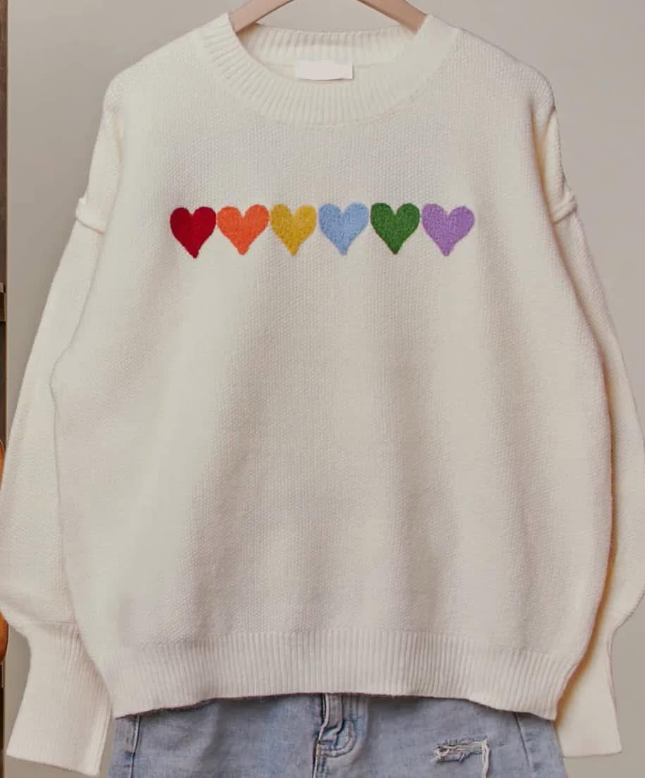 My Sweetheart Multicolor Sweater