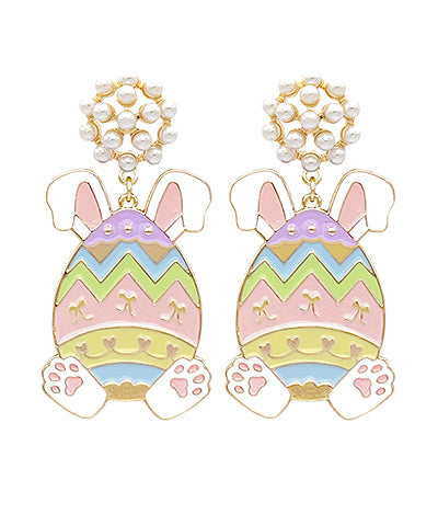 Fancy Egg Earrings
