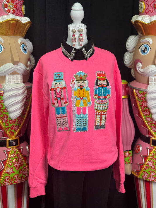 Fab Nutcrackers Patch Sweatshirt: DOORBUSTER