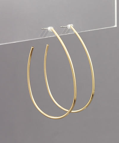 Teardrop Hoops